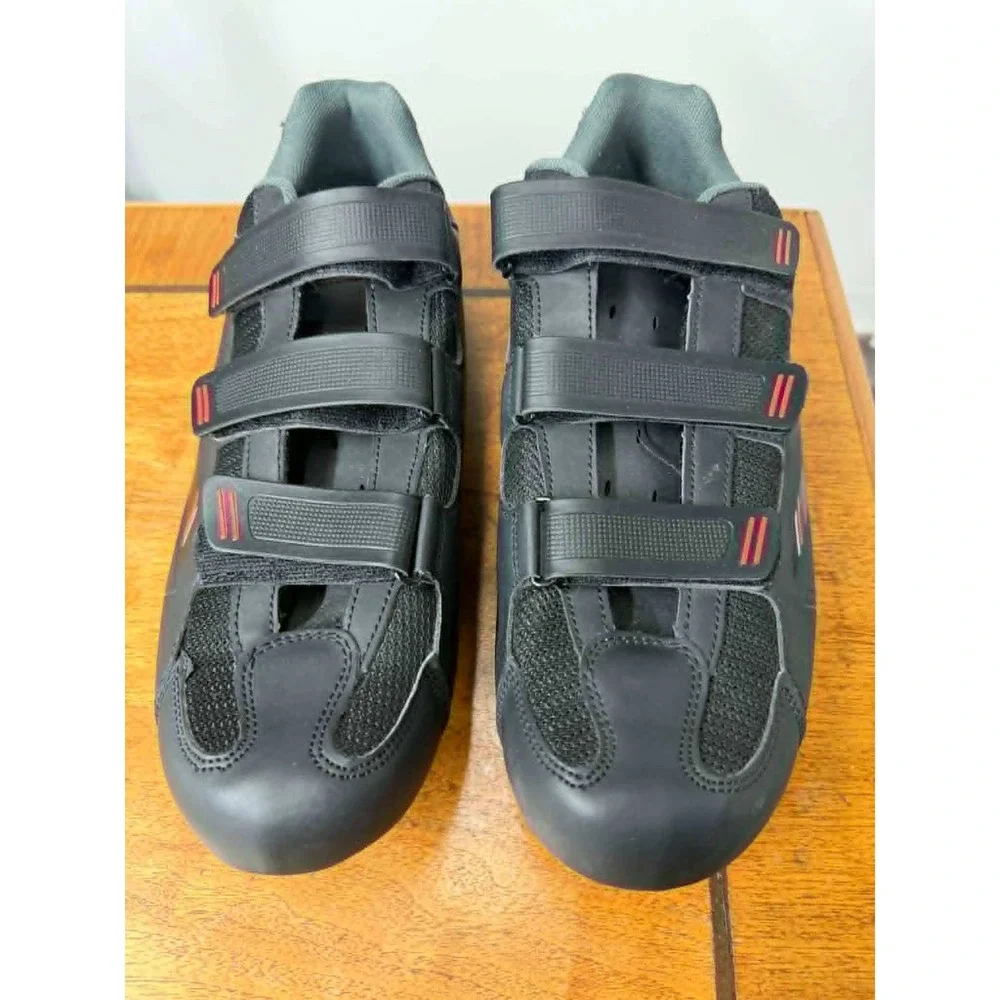 Tommaso Mens 47‎ Road Cycling Shoes 3-Strap Hook Loop Cleats Indoor outdoor